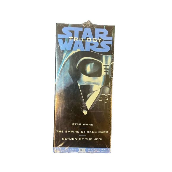 Star Wars Trilogy Return Jedi Empire Strikes Back New Hope Sealed VHS New - Picture 4 of 4